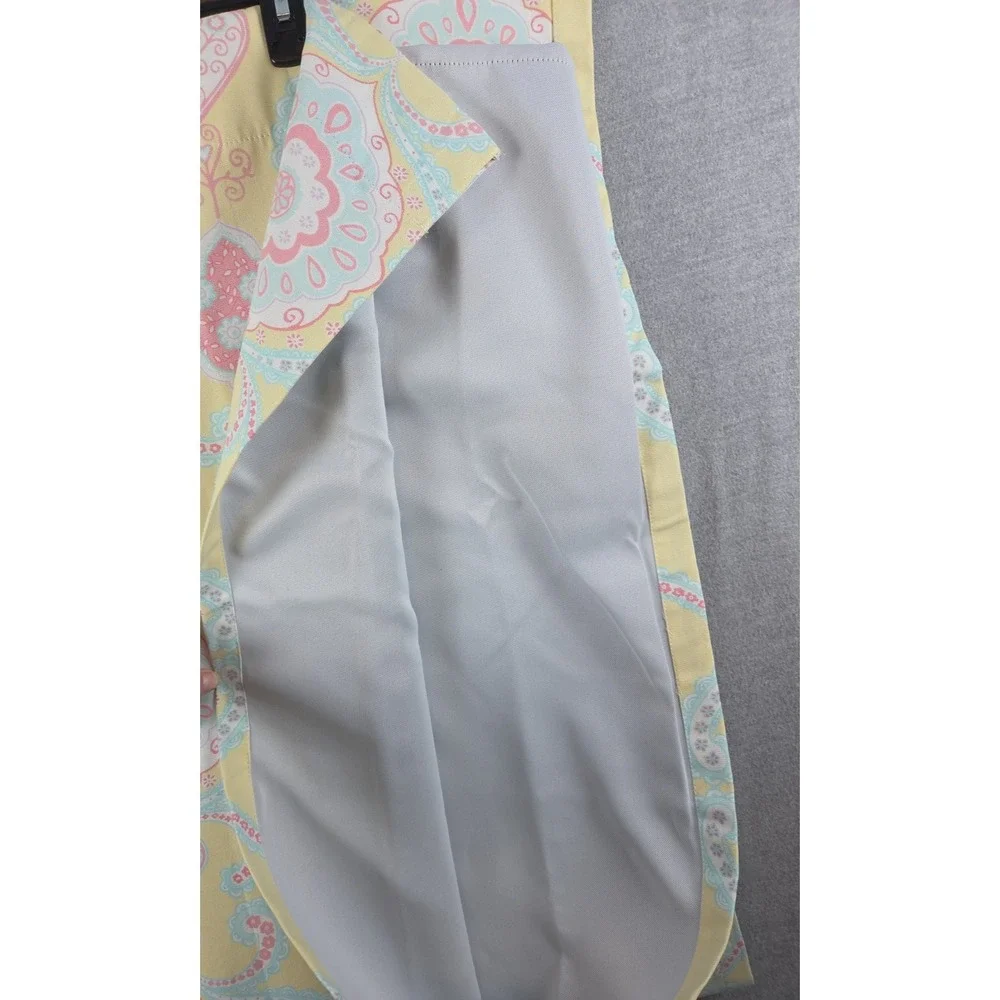 Pottery Barn Kids Claudia Medallion Blackout Curtain Drape Set 44x63 Yellow